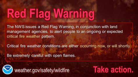 red flag fire weather warning near me